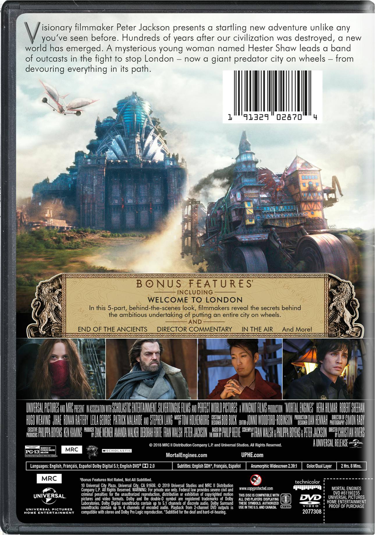 Angle. Mortal Engines [DVD].