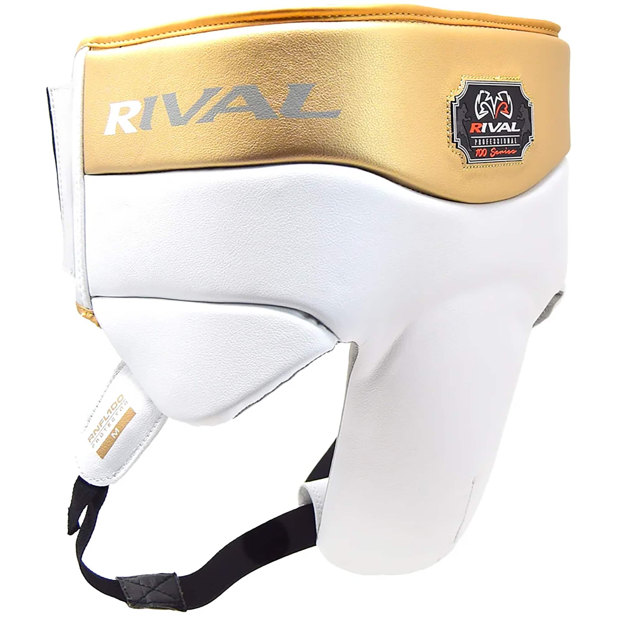 RIVAL - Boxing Professional Groin Protector with Laces - Medium - White/Gold price history on PriceWatchPro