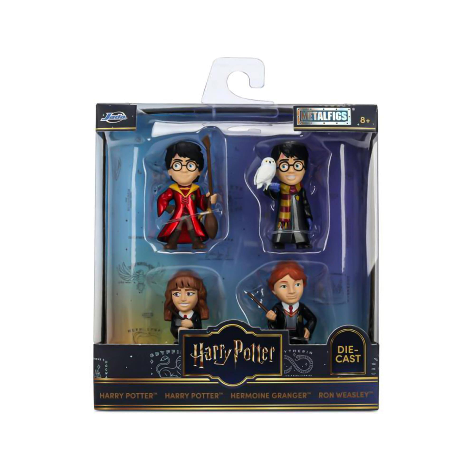 METALFIGS 8+  
Harry Potter  
DIE-CAST  
HARRY POTTER  
HERMIONE GRANGER  
RON WEASLEY