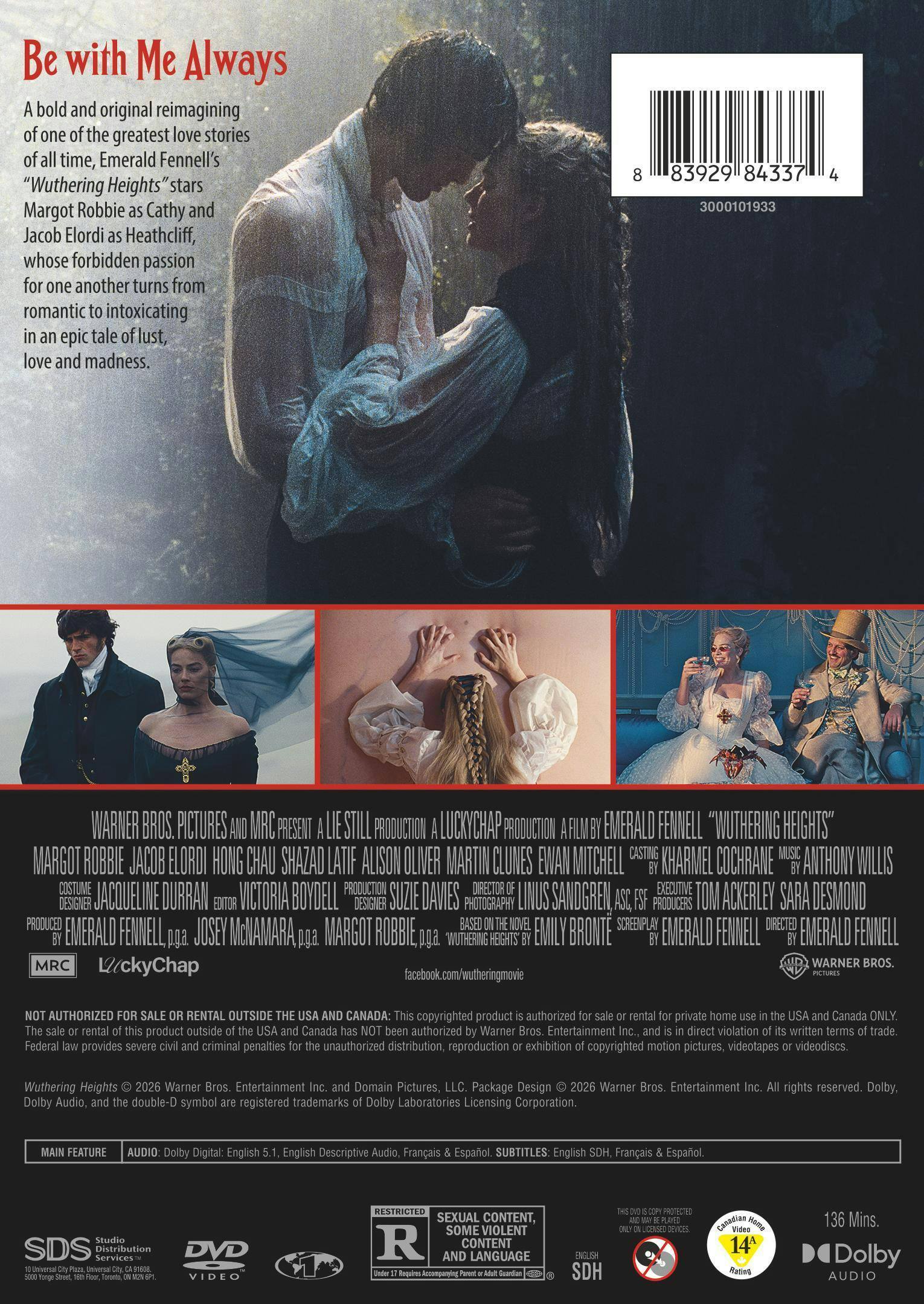Back. Wuthering Heights   - DVD.