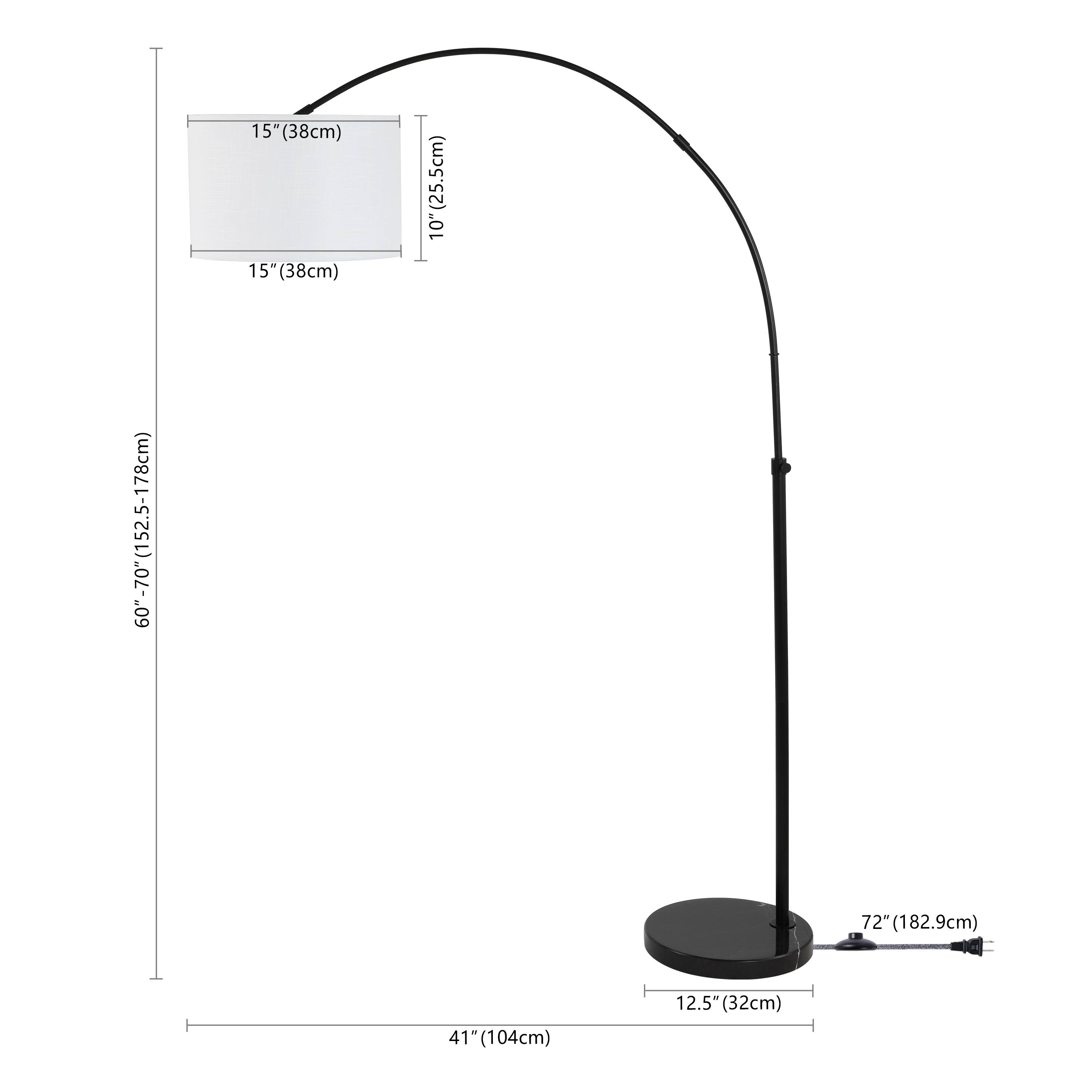 15" (38cm)  
15"  
15"(38cm)  
10"(25.5cm)  
72" (182.9cm)  
41" (104cm)  
12.5" (32cm)