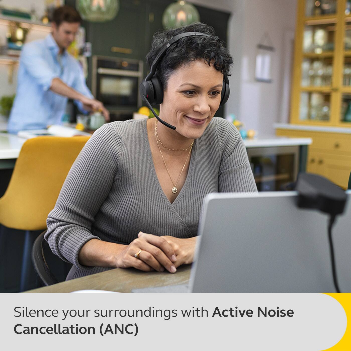 Silence your surroundings with Active Noise Cancellation (ANC)
