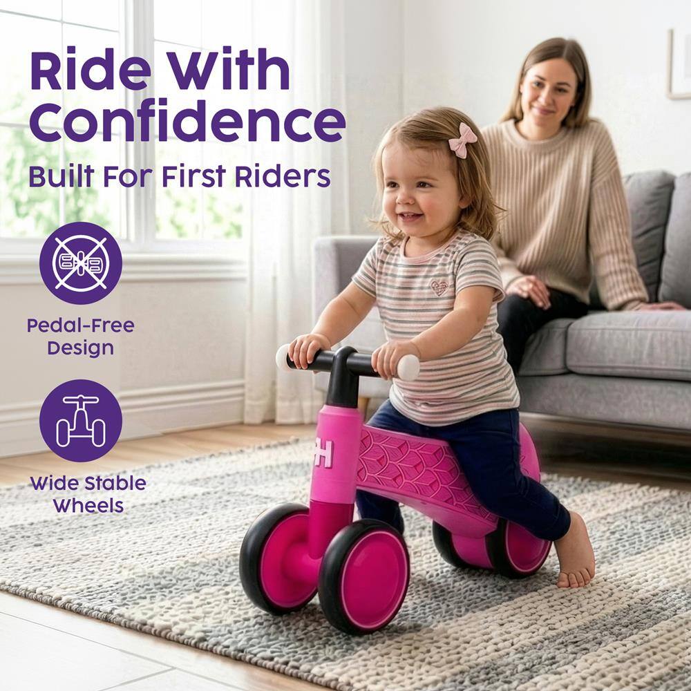 Ride with Confidence  
Built For First Riders

Pedal-Free Design

Wide Stable Wheels