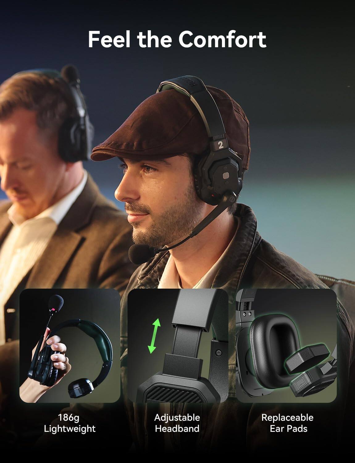 Feel the Comfort

186g Lightweight

Adjustable Headband

Replaceable Ear Pads
