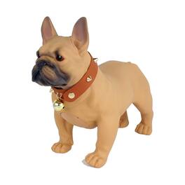 Max Power - Bulldog Style Rechargeable Bluetooth Speaker with FM Radio, Brown