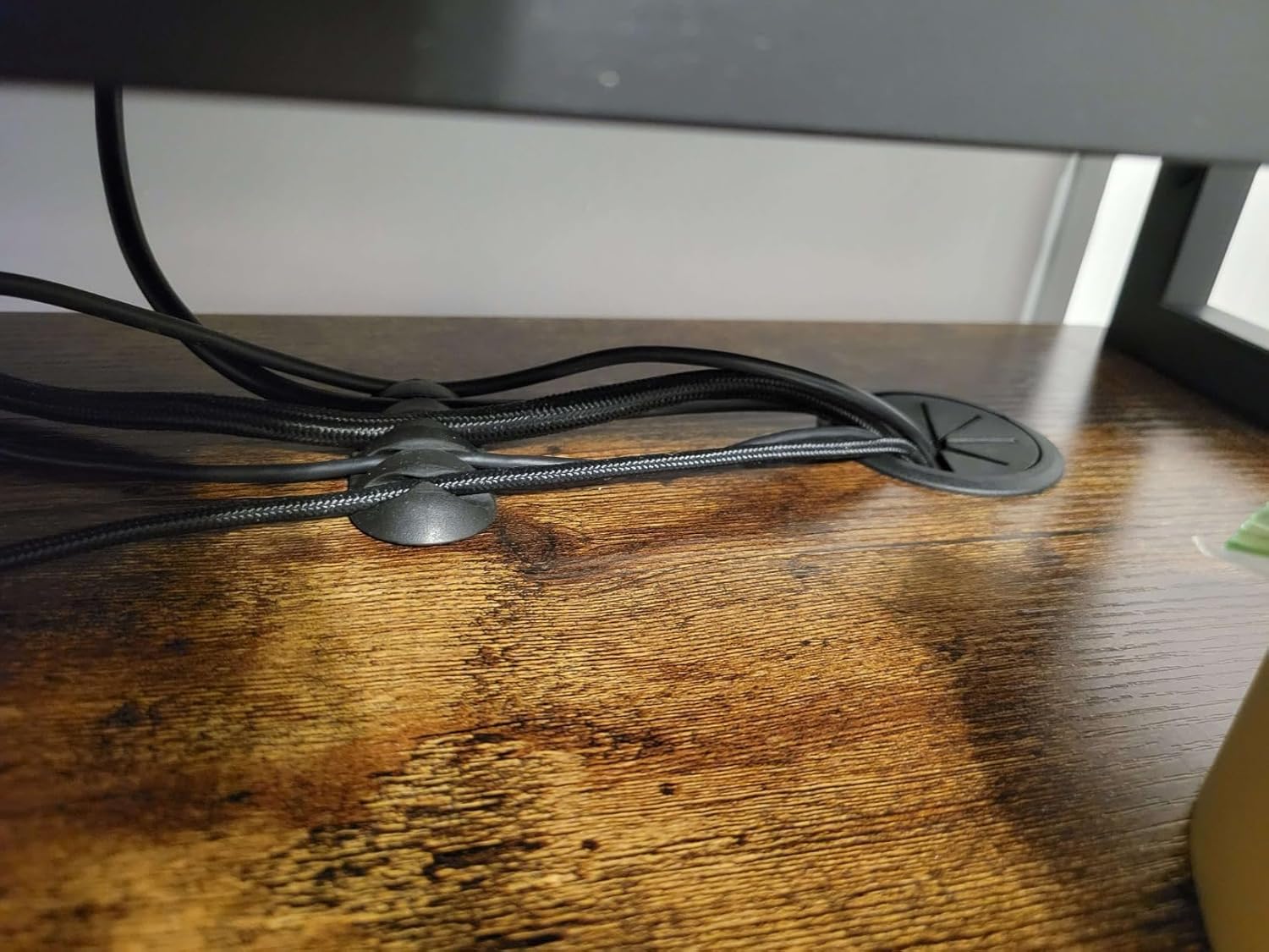 Alt View 1. THIRSTY TURTLE - 16-Pack Black Adhesive Cable Clips – Desk & Wall Cord Organizer Holders.