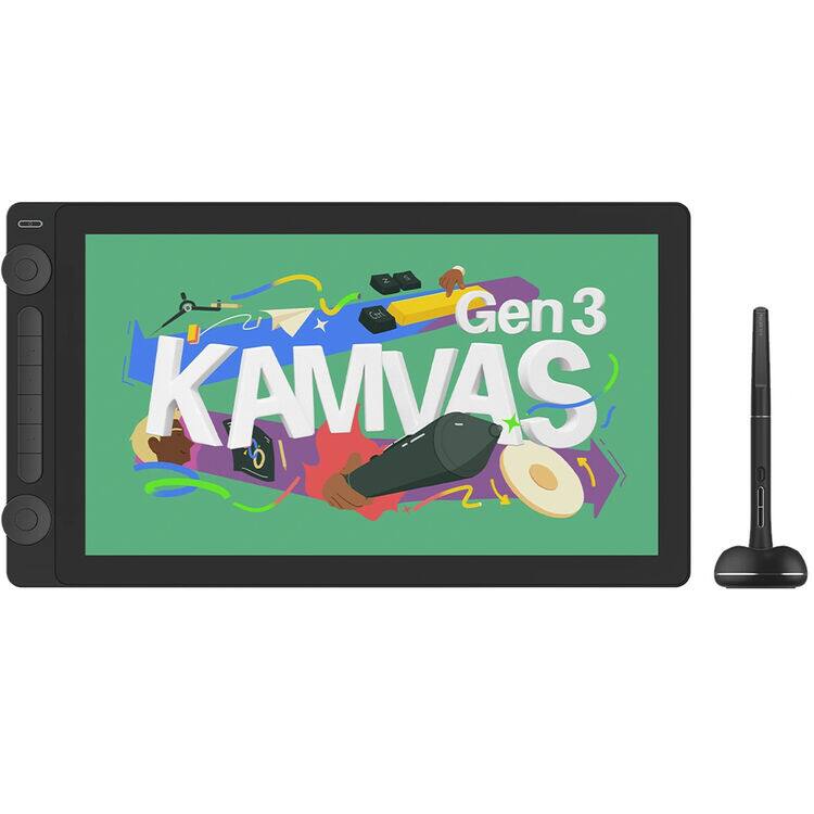 Huion Kamvas 16 (Gen 3) 2.5K QHD Pen Display Cosmo Black - Best Buy