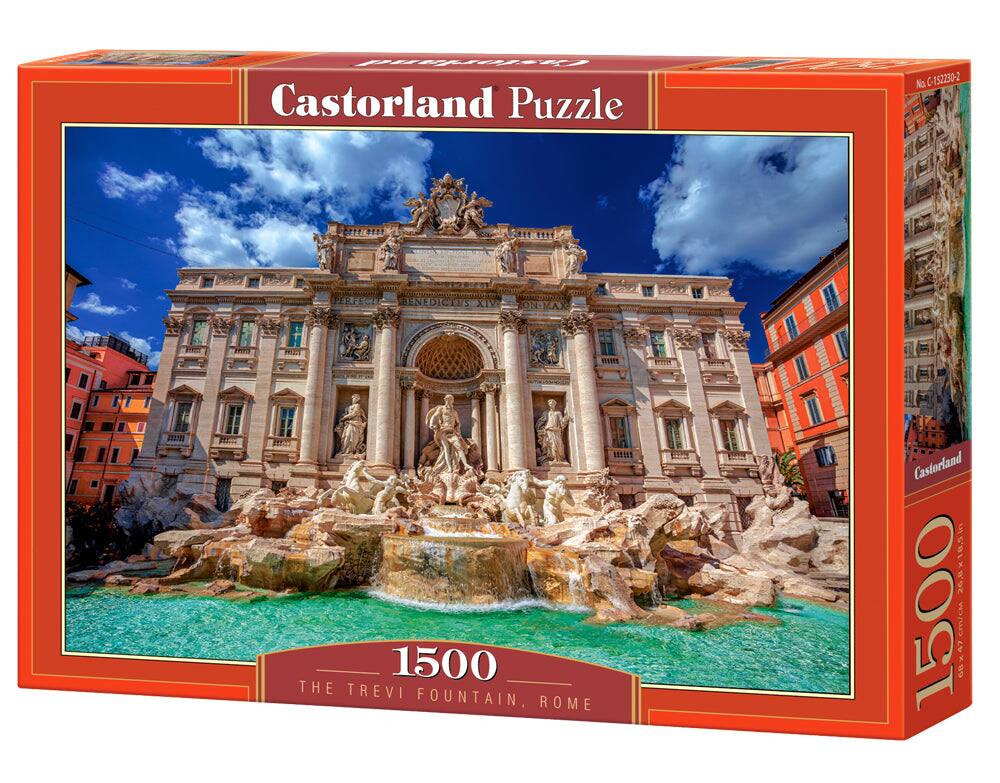 Castorland Puzzle, N° C-152230-2, 1500, THE TREVI FOUNTAIN, ROME, Castorland, 20.8, 258%, 165i, 1500, 68x47cm/cA 9 A7 CLE