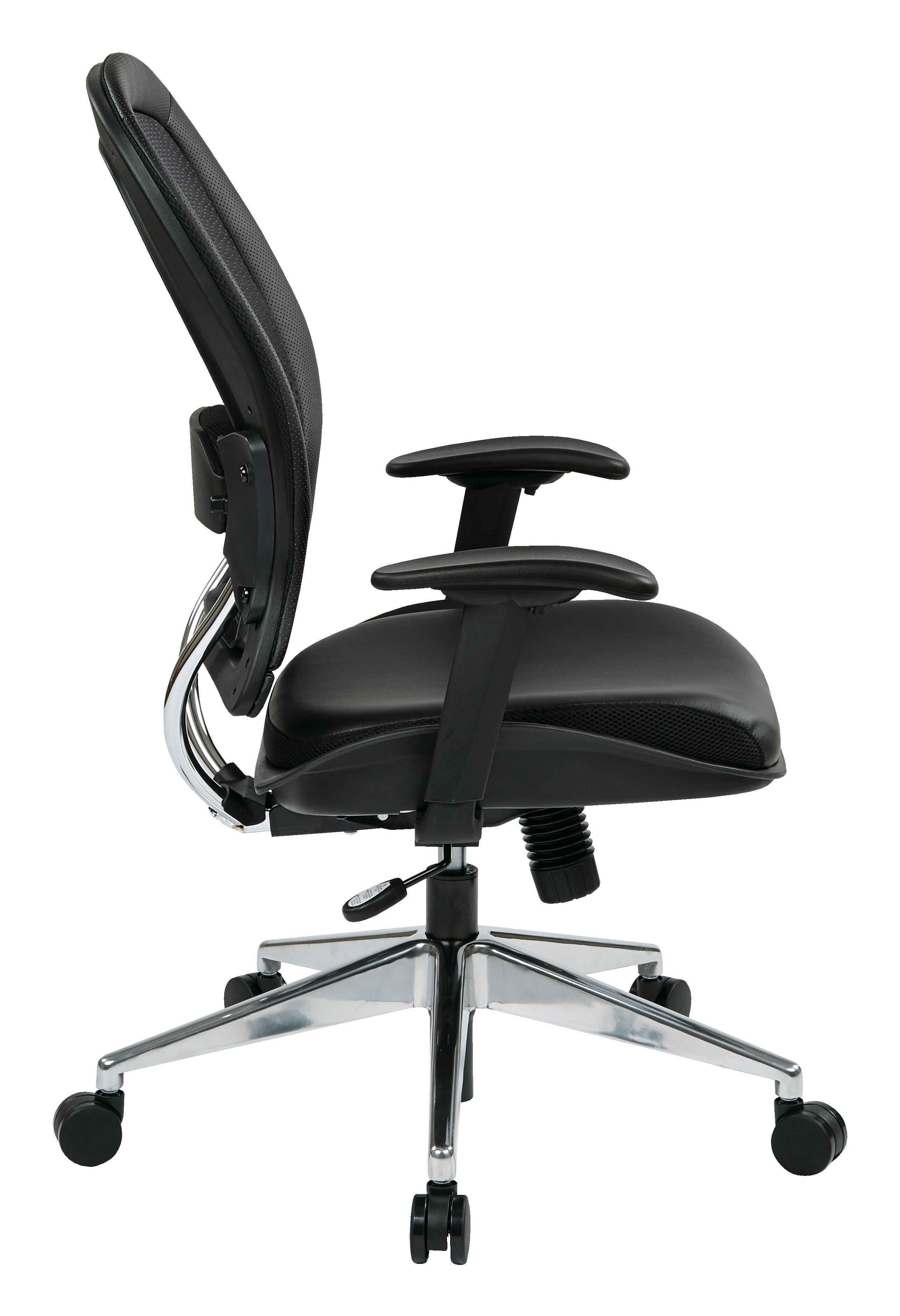 Left. Office Star Products - Professional Air Grid® Back Chair - Black.