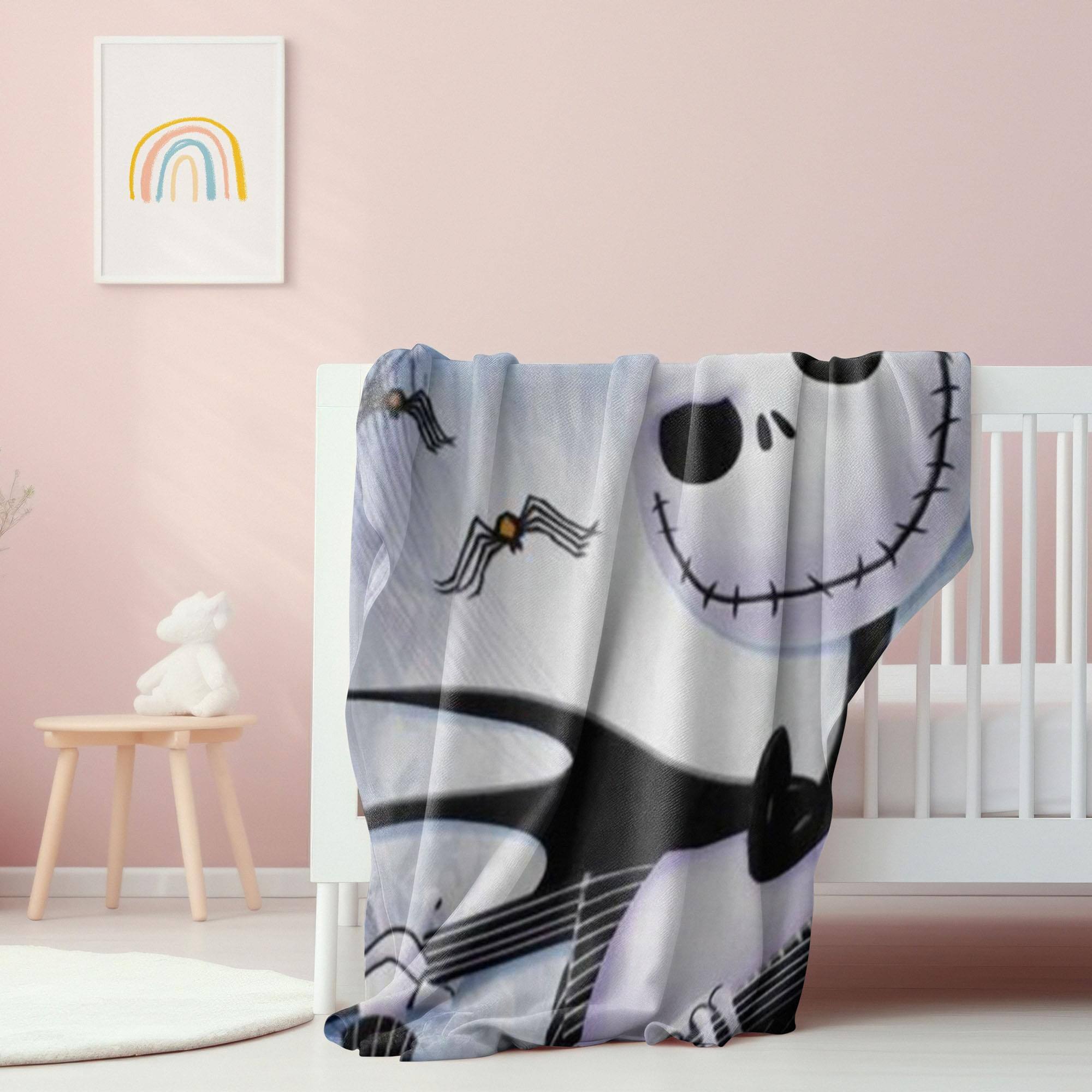 Alt View 2. Disney - Nightmare Before Christmas Jack Skellington 45 x 60 Inch Fleece Throw Blanket - Multi-Colored.