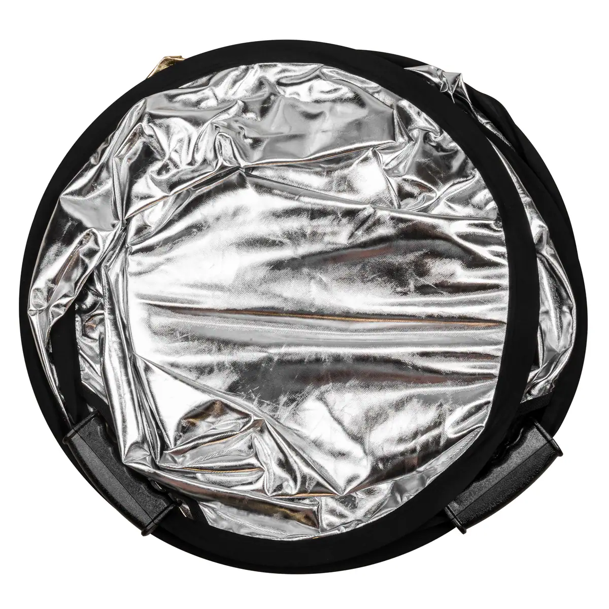 Alt View 3. Glow - Glow Circular Collapsible Reflector with Handles (52", Gold/Silver).