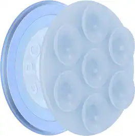 PopSockets - MagSafe Suck-Up Universal Magnetic Suction Grip & Mount with Adapter Ring for Cell Phones - Frost