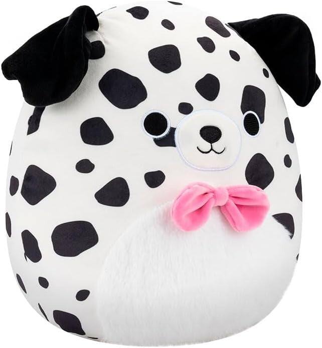 Alt View 3. Jazwares - Squishmallows: Dustin the White Dalmation 12" Plush.