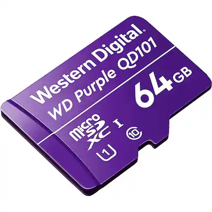 Western Digital
WD Purple QD101
64GB
MicroSDXC U1
10