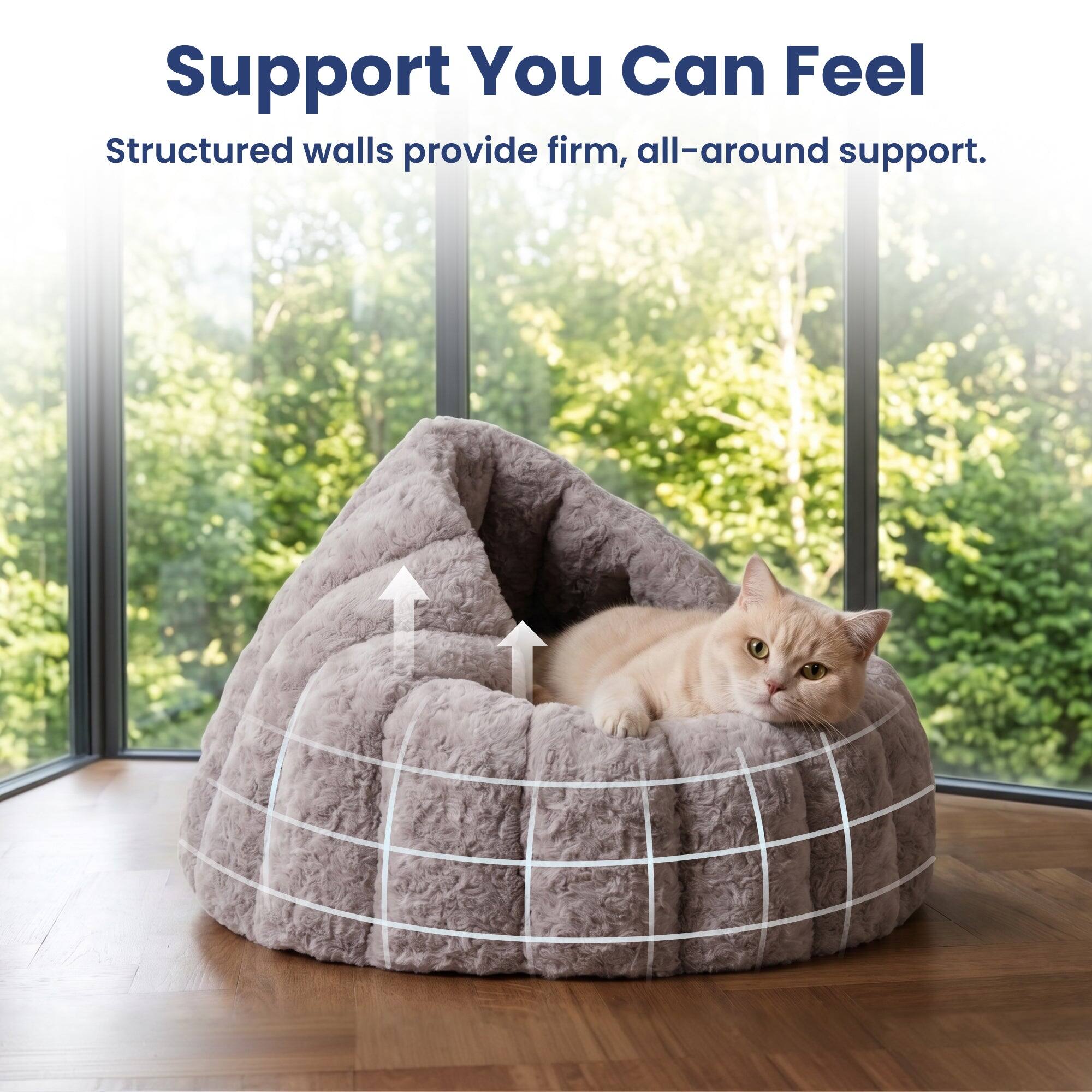 Support You Can Feel  
Structured walls provide firm, all-around support.
