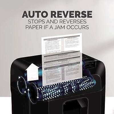 AUTO REVERSE  
STOPS AND REVERSES PAPER IF A JAM OCCURS