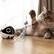 Back. Enabot - ROLA Mini Companion Robot 2K QHD Camera, Built-in Call Button, 2-Way Voice - White.