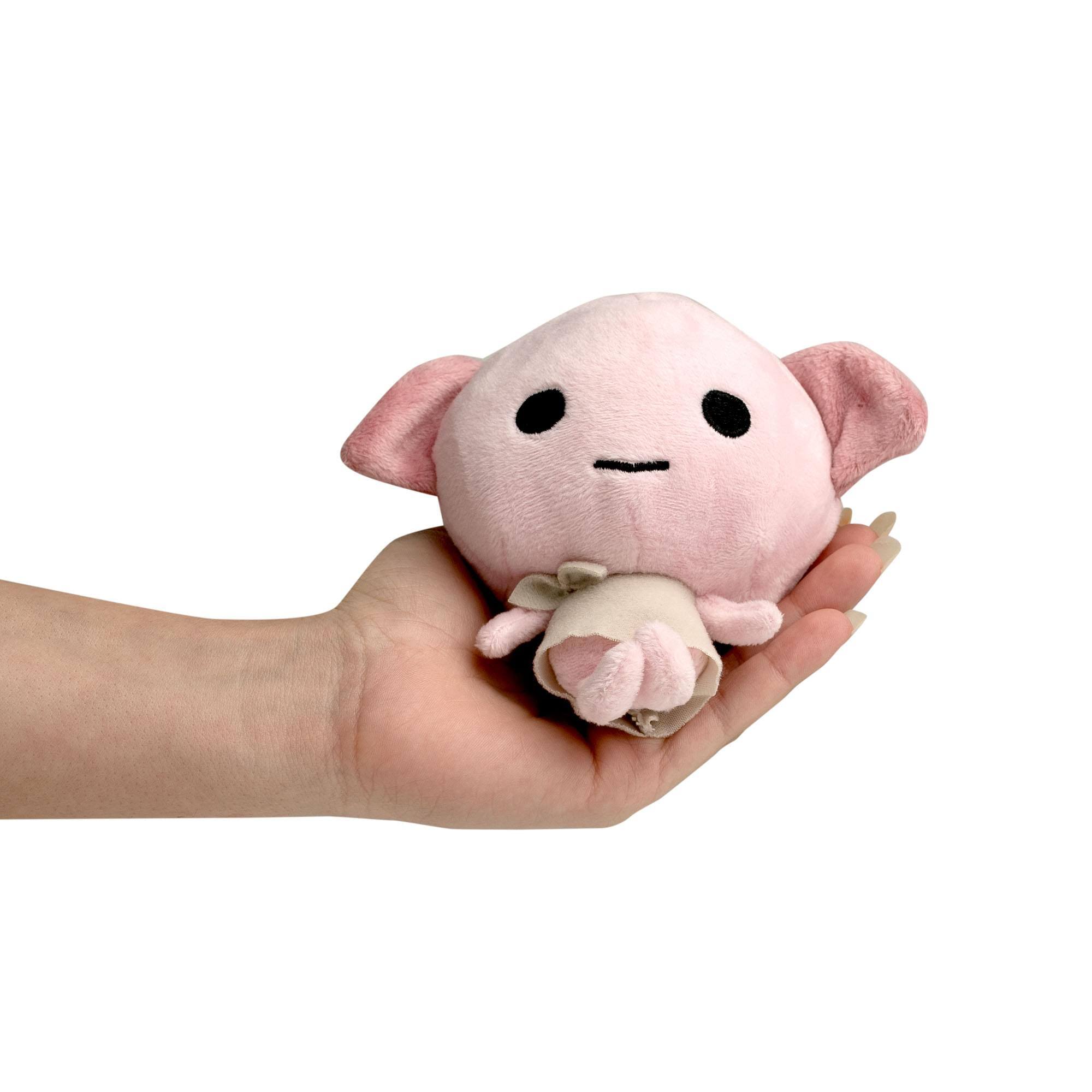 Alt View 1. Harry Potter - Harry Potter 4 Inch Plush Chibi Keychain | Dobby - Pink.