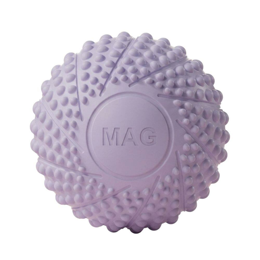 Front. MassaMax - MassaMAX 2.7-in. Textured Silicone Deep Tissue Massage Ball for Feet and Full-Body Muscle Relaxation,Purple - Blue.