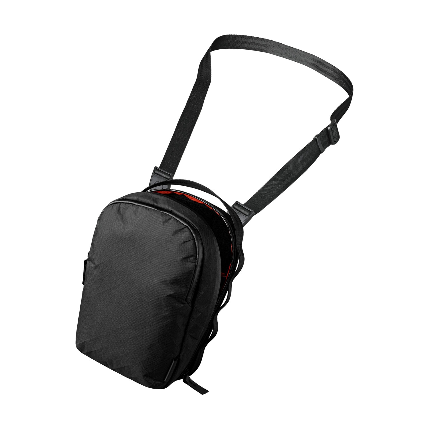 ALPAKA - Metro Sling Max 3L Crossbody Sling Bag, Fits iPad Mini/Switch/Headphones, YKK AquaGuard Zippers - Black Ultradyne 100D