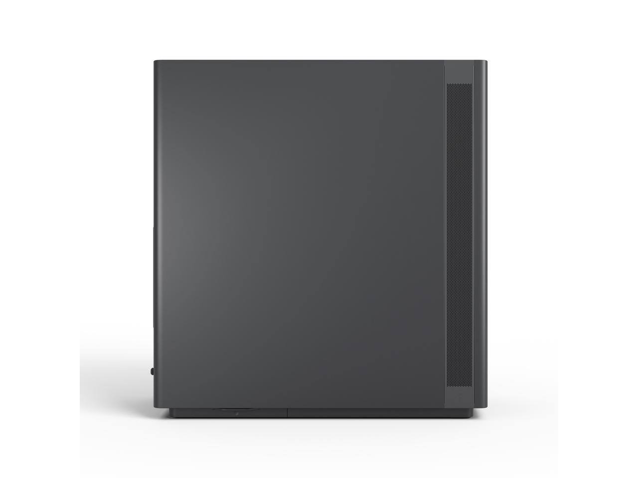 Alt View 2. Fractal Design - Fractal Design Define One Dark Solid PC Case - Sound-Dampened, 3 Fans, ATX/E-ATX/mATX/ITX Support - Black.