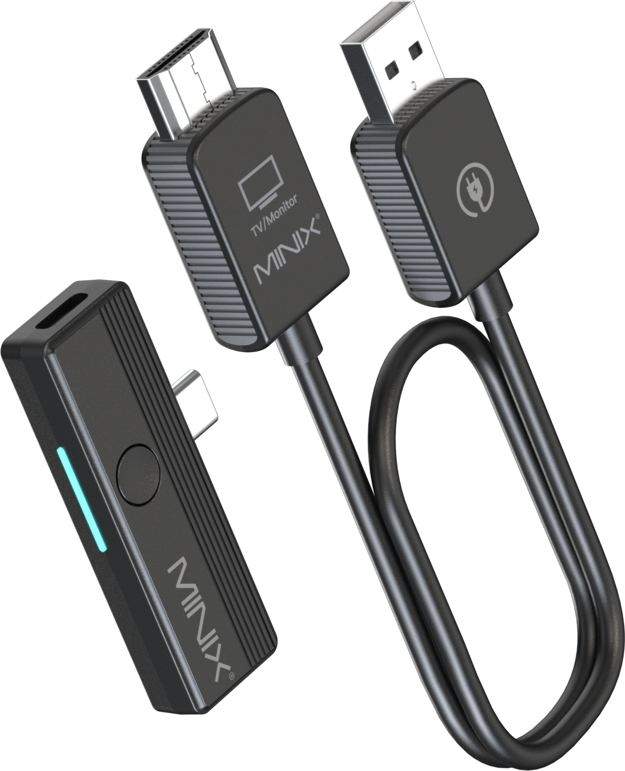 The text on the image reads "TV/Monitor MINIX MINIX."