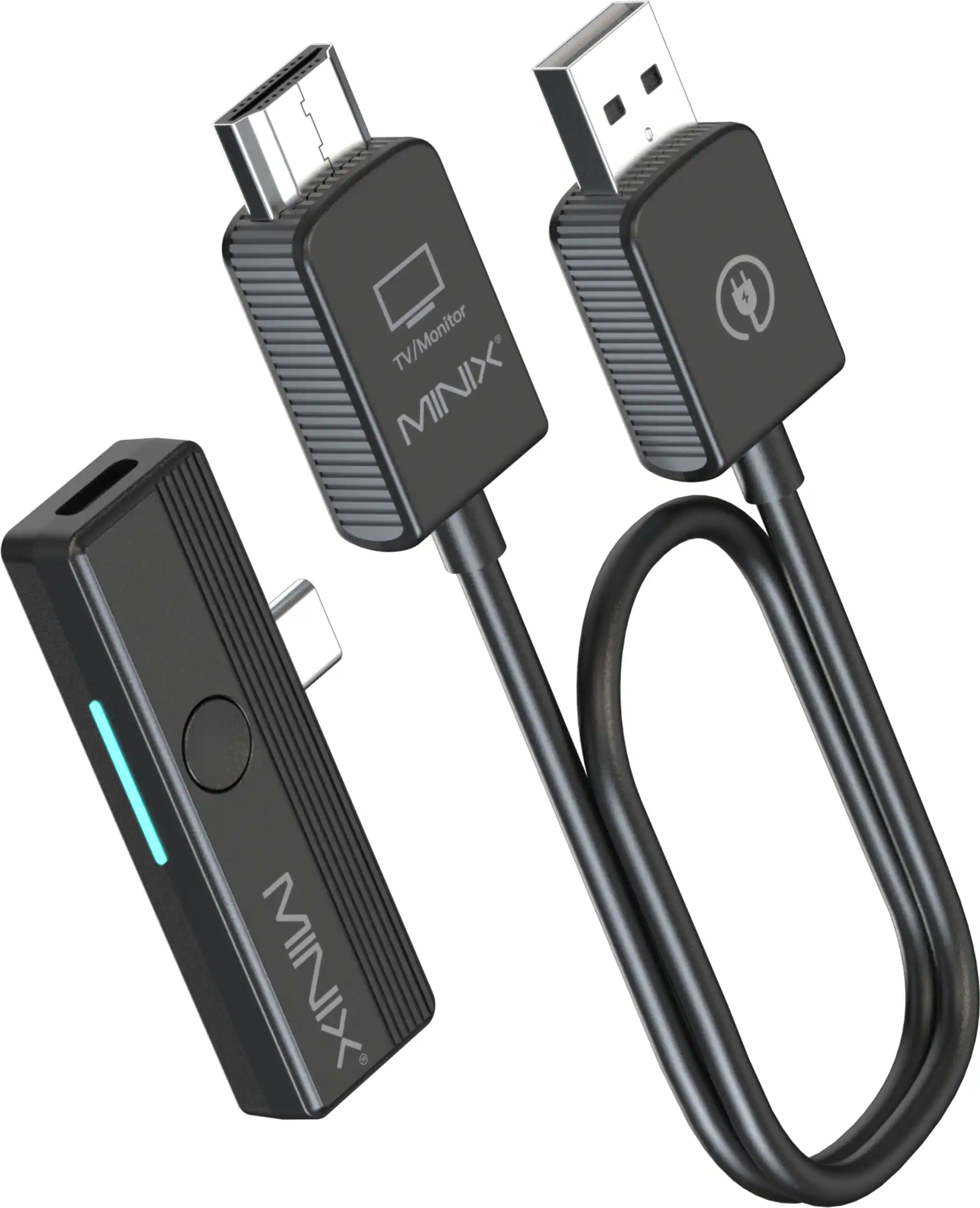 The text on the image reads "TV/Monitor MINIX MINIX."