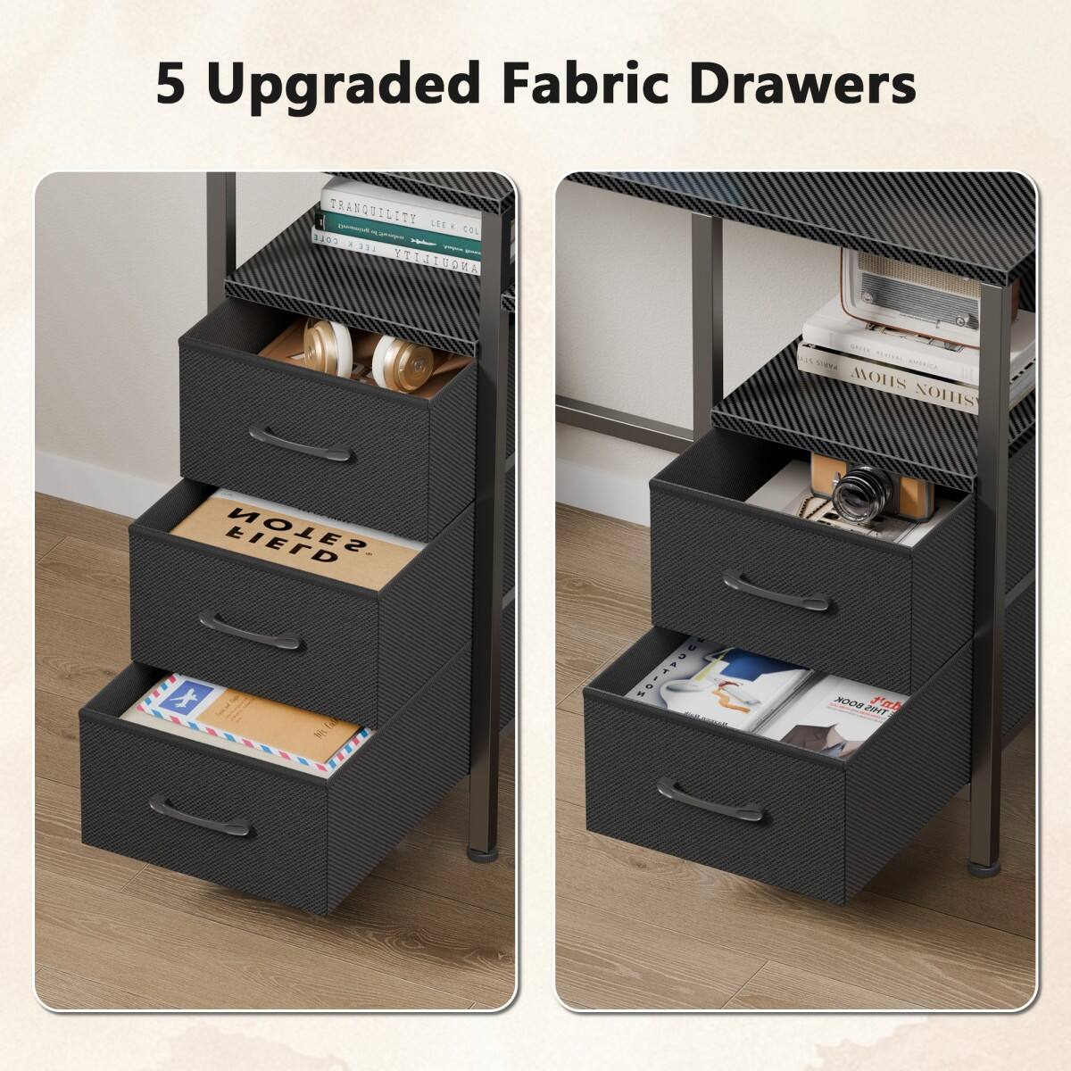 5 Upgraded Fabric Drawers

TRANQUILITY LEE K.COLL LEE ANQUILITY

MOHS NOHIS

FIELD

UCATION Novece Net

BOOK THIS