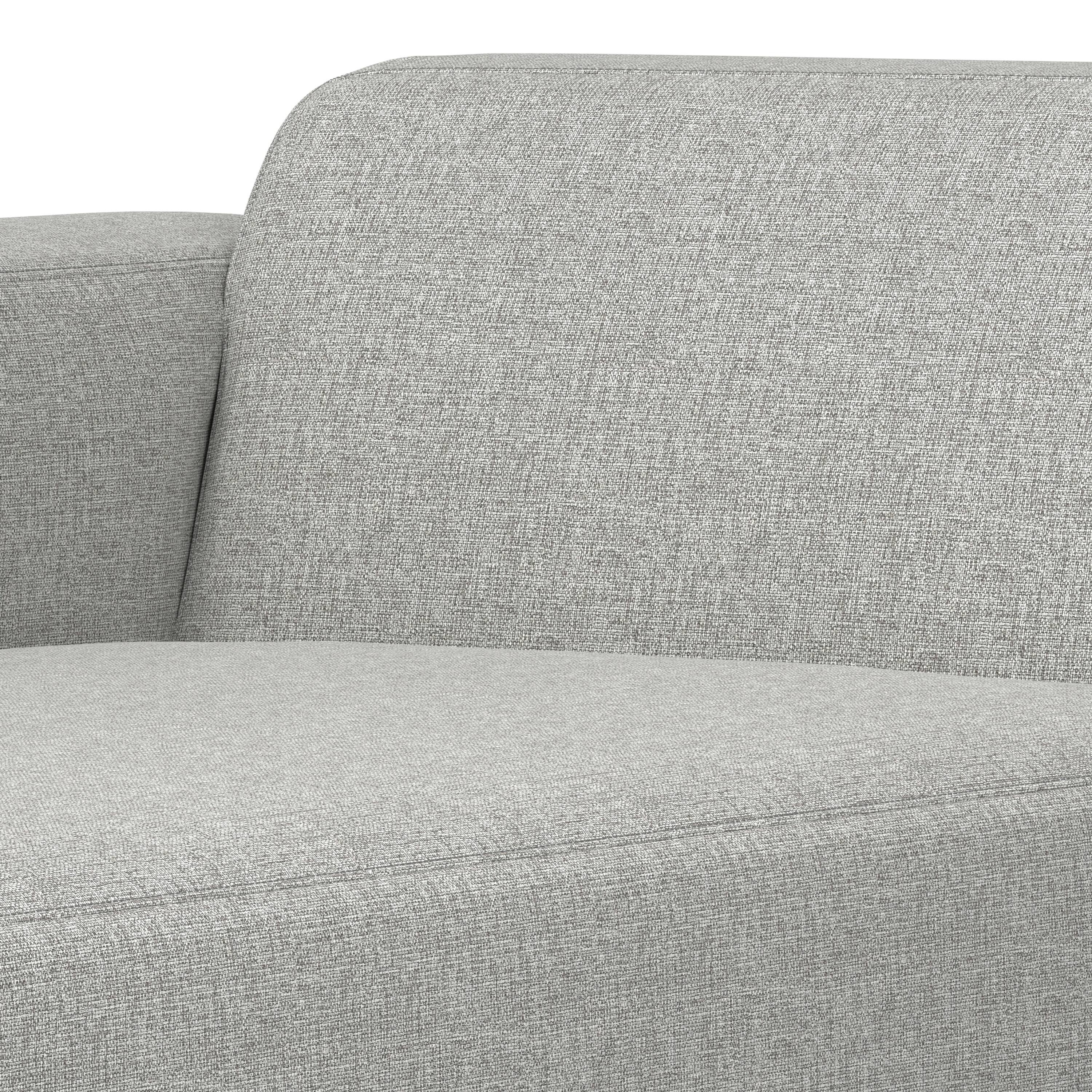 Alt View 5. Simpli Home - Rex Left Chaise Sofa Module in Tightly Woven Performance Fabric - Pale Grey.