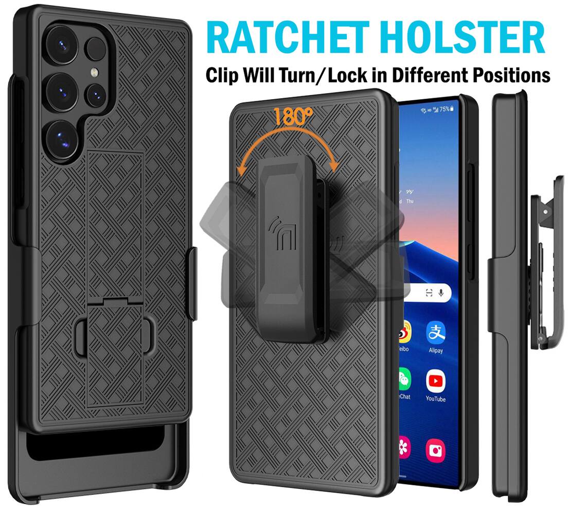 RATCHET HOLSTER  
Clip Will Turn/Lock in Different Positions  
180°  
75%  
The eibo  
Alipay  
Chat  
YouTube