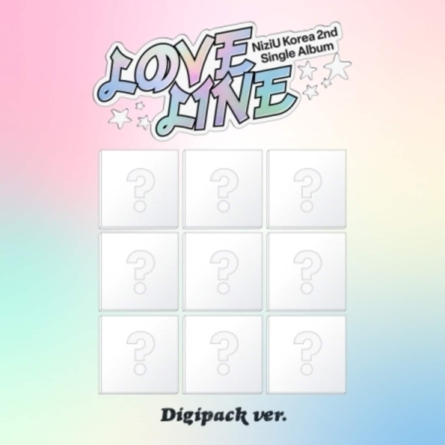 Niziu - Love Line - Digipack Version - Random Cover - incl. Folded Poster, Sticker + Photobook  - COMPACT DISCS