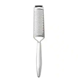 Cuisipro - Piccolo 8-Inch Fine Zester/Grater, Stainless Steel - Silver