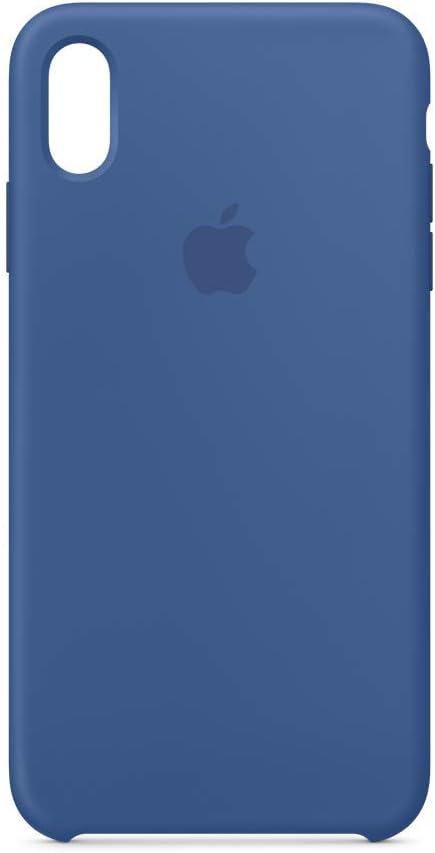 Alt View 4. Apple - Apple Silicone Case (for iPhone Xs Max) - Delft Blue - Blue.
