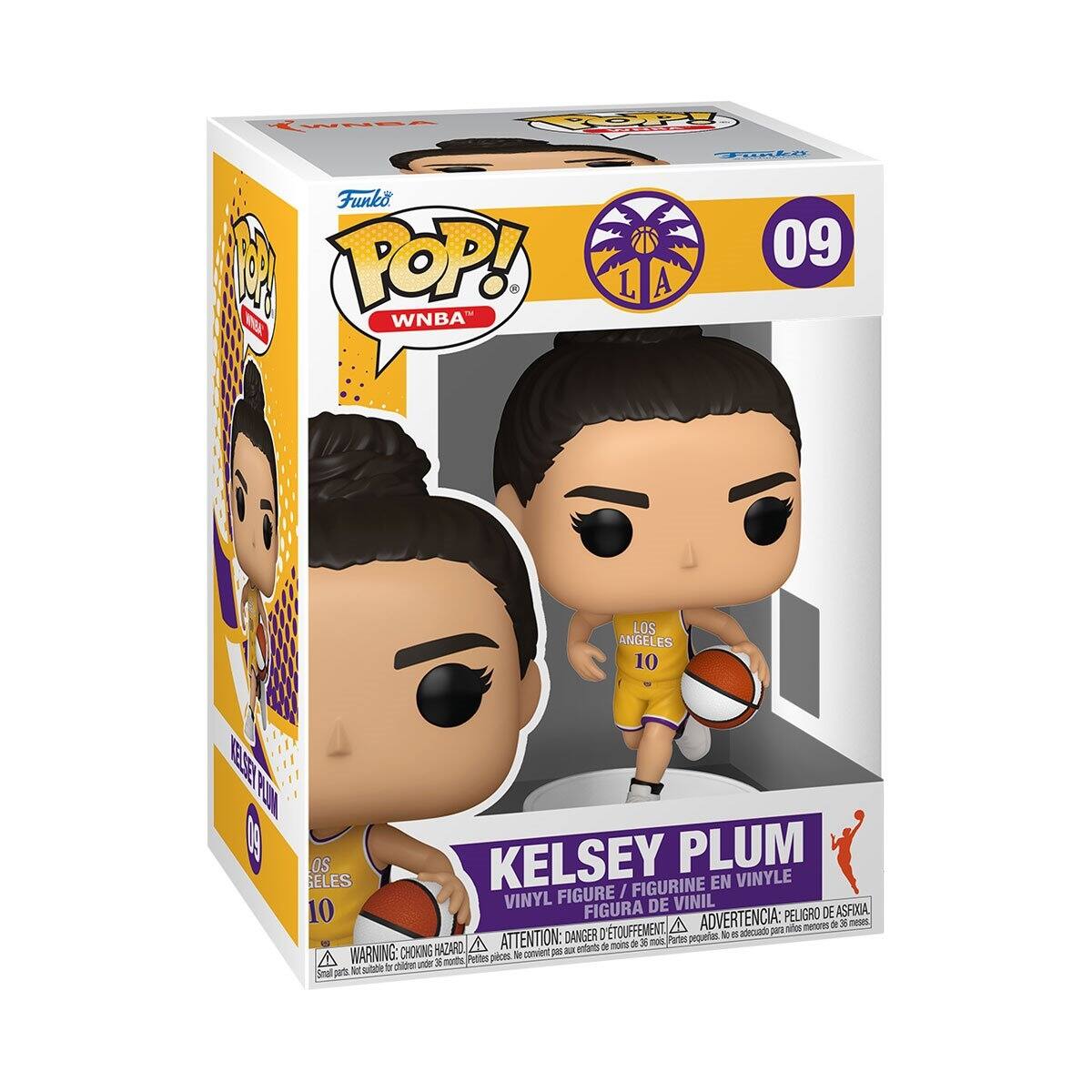 Funko POP! WNBA 09 Los Angeles 10 Kelsey Plum Vinyl Figure / Figurine en Vinyle / Figura de Vinil

Warning: Choking Hazard - Small parts. Not for children under 3 years.