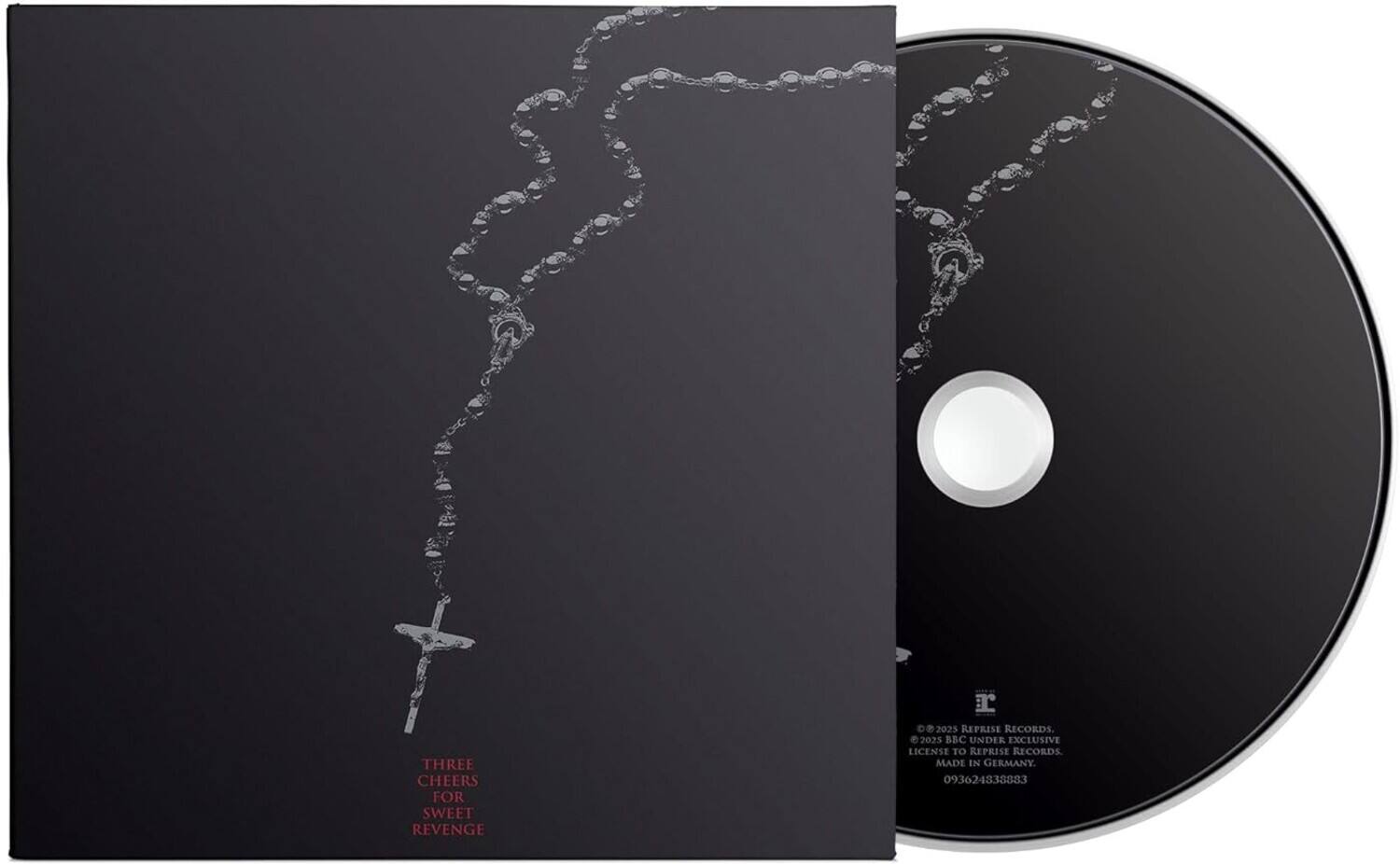 THREE CHEERS FOR SWEET REVENGE

2025 REPRISE RECORDS

2025 BBC UNDER EXCLUSIVE LICENSE TO REPRISE RECORDS

MADE IN GERMANY

093624338883