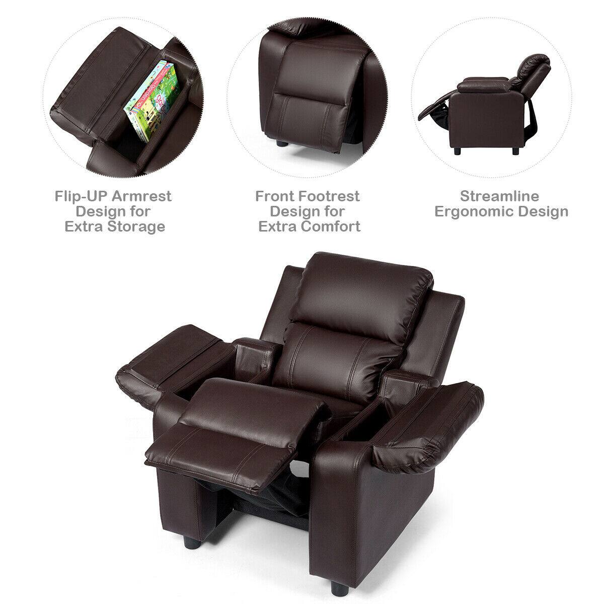 - Flip-Up Armrest Design for Extra Storage
- Front Footrest Design for Extra Comfort
- Streamline Ergonomic Design
