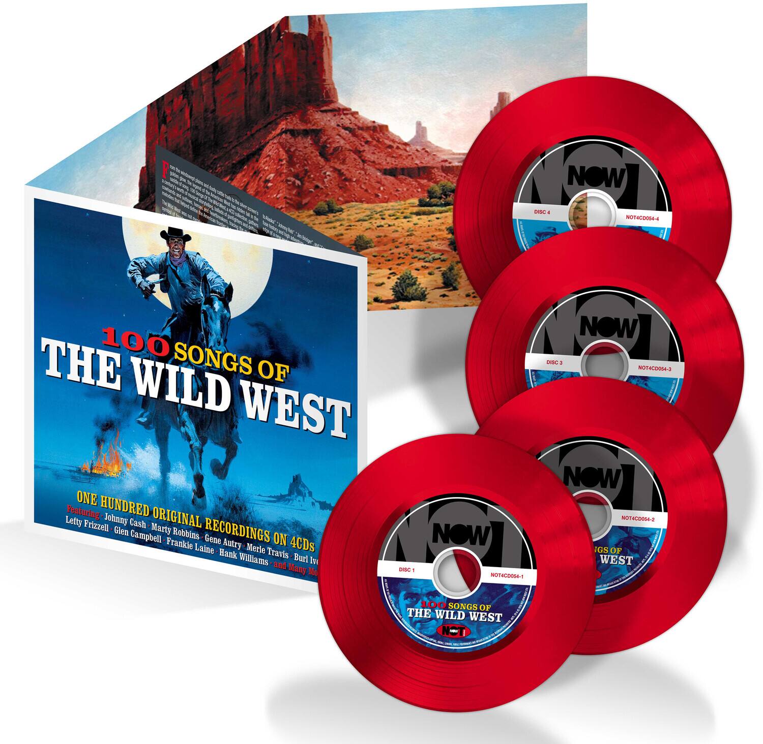 Various Artists - 100 Songs Of The Wild West / Various   - COMPACT DISCS [CD]