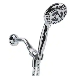 OAKBROOK - Chrome PVC 5 settings Handheld Showerhead 1.8 gpm - Silver