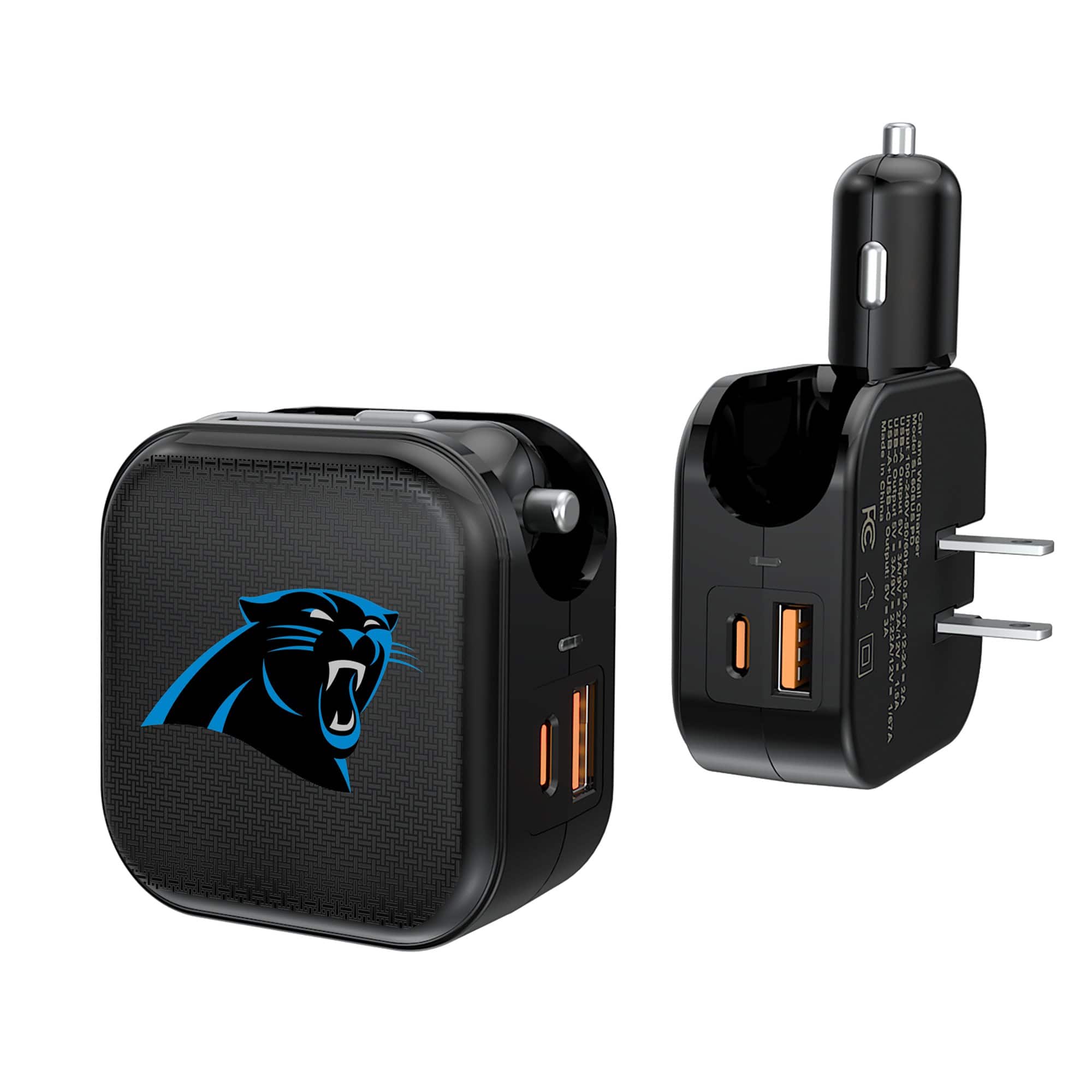 Keyscaper - Carolina Panthers 2-in-1 USB A/C Charger - Black price history on PriceWatchPro