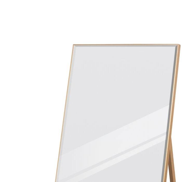 Back. Hivvago - Hivvago Gold Large Full Length Leaning Wall or Hanging Mirror - Gold.