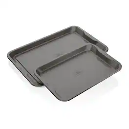Ninja - Foodi NeverStick Premium 2-Piece Baking Sheet Set - Gray