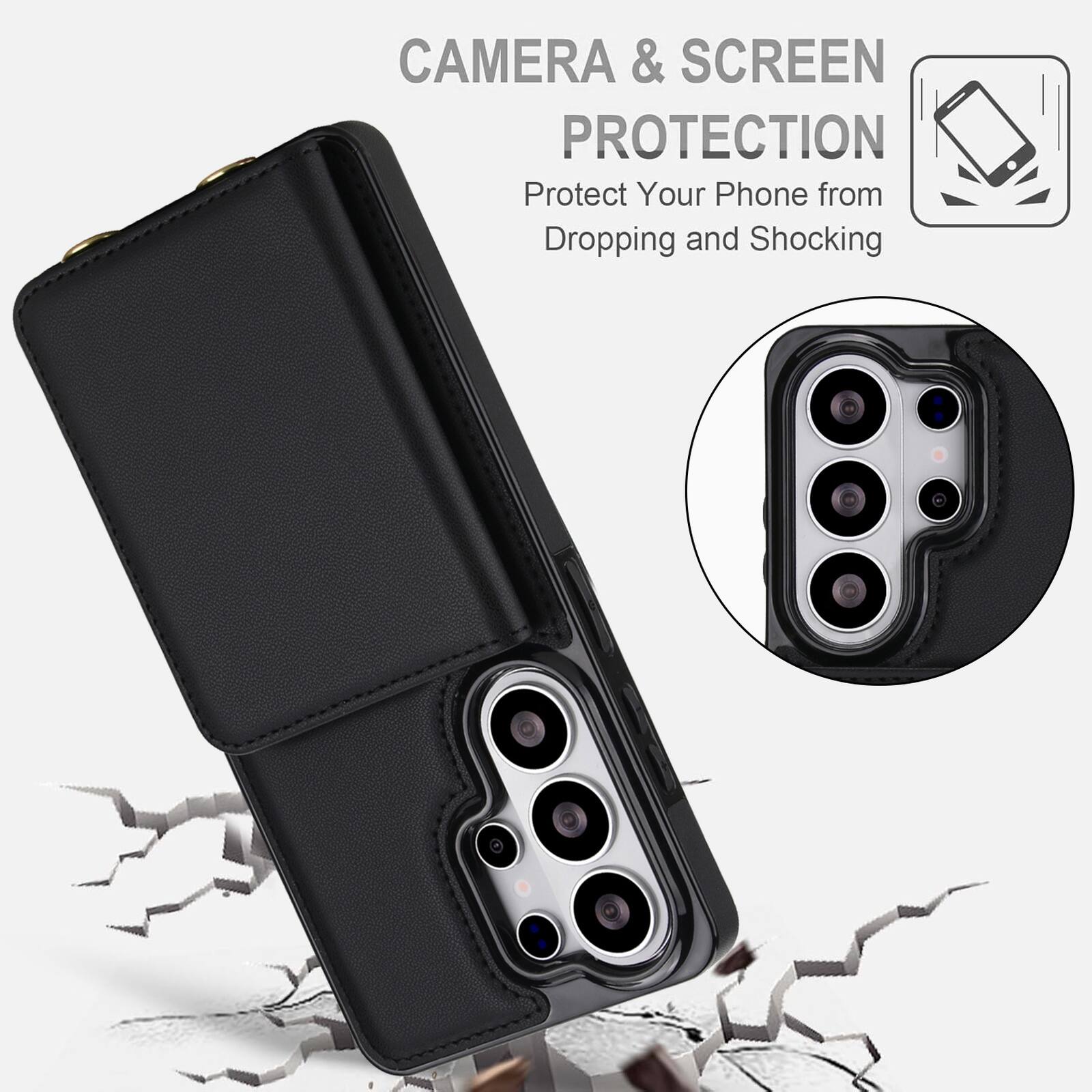 CAMERA & SCREEN PROTECTION  
Protect Your Phone from Dropping and Shocking