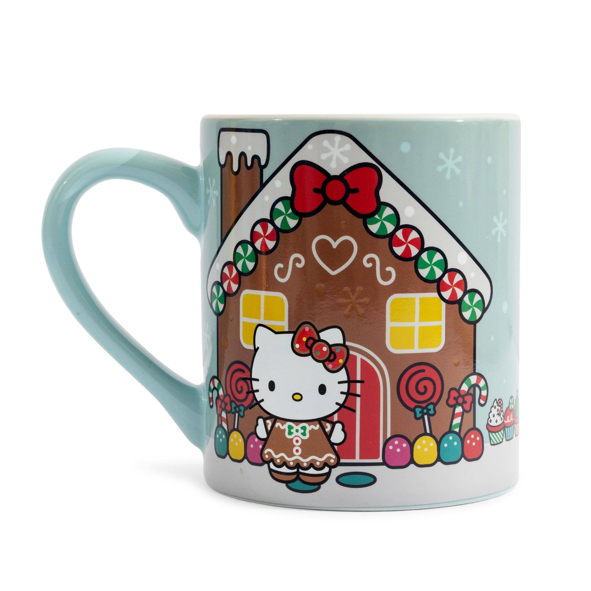 Alt View 2. Silver Buffalo - Sanrio Hello Kitty Holiday Gingerbread House Heat-Reveal Mug | Holds 14 Ounces - Multicolor.