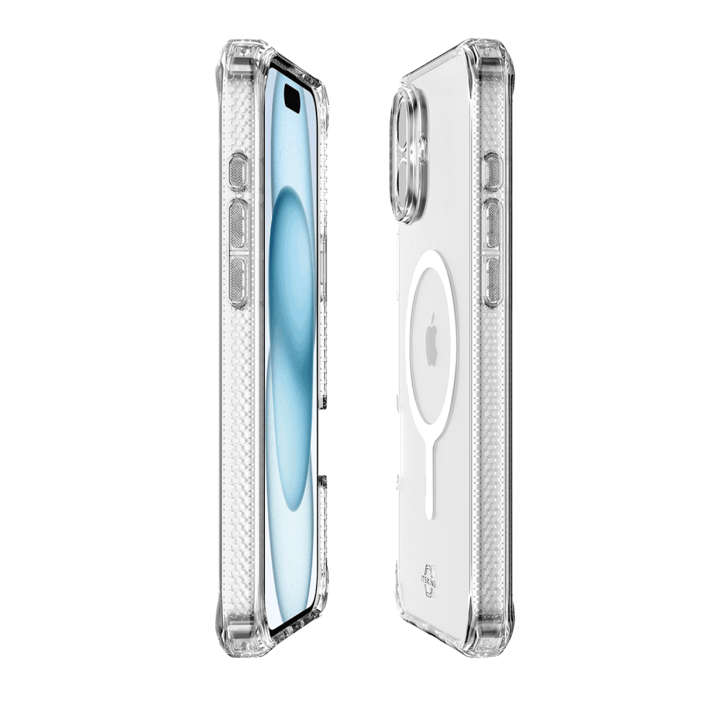 Alt View 1. Itskins - Hybrid_R Mood MagSafe Case for Apple iPhone 16 Plus - Purple Multicolor.