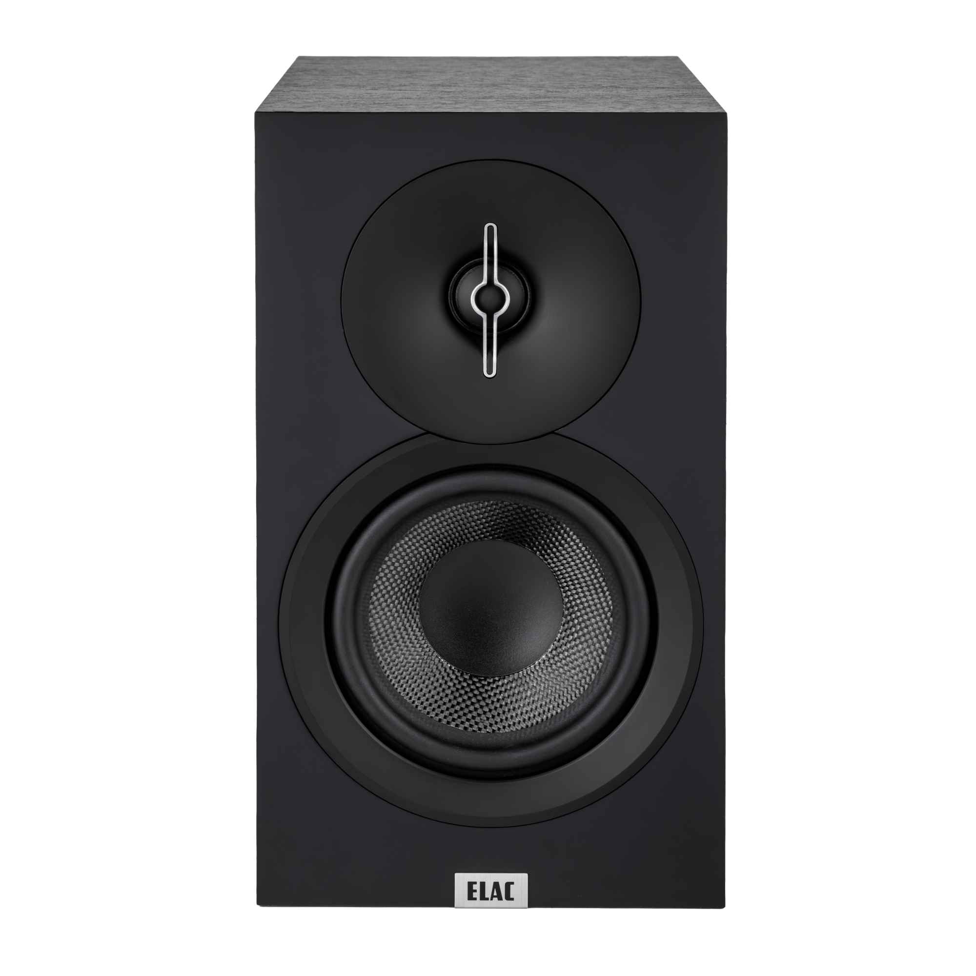 Alt View 10. ELAC - ELAC Debut 3.0 -5.25" Bookshelf Speakers (Black) DB53-BK - (Pair) - Black.