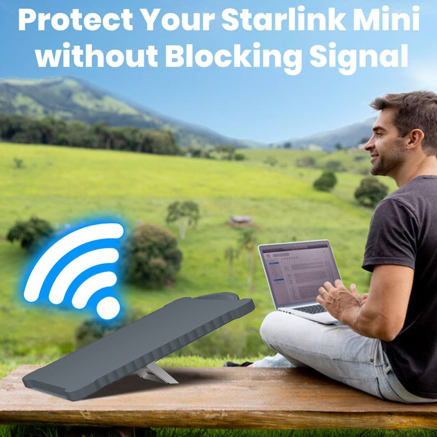 Protect Your Starlink Mini without Blocking Signal