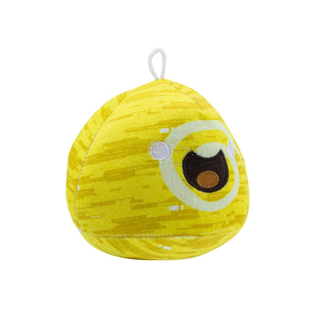 Alt View 1. Imaginary People - Slime Rancher Quantum Slime Plush Collectible | Soft Plush Doll | 4-Inch Tall - Yellow.
