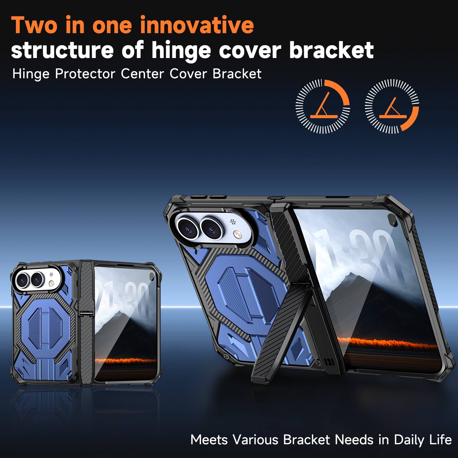 Two in one innovative structure of hinge cover bracket  
Hinge Protector Center Cover Bracket  
1.20  
DON P  
Meets Various Bracket Needs in Daily Life