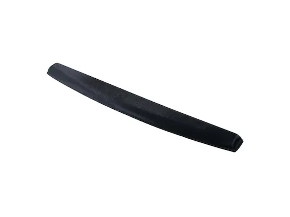 Front. Allsop - Allsop Memory Foam Wrist Rests 2 7/8" x 18" x 1 Black 30205 - BLACK.