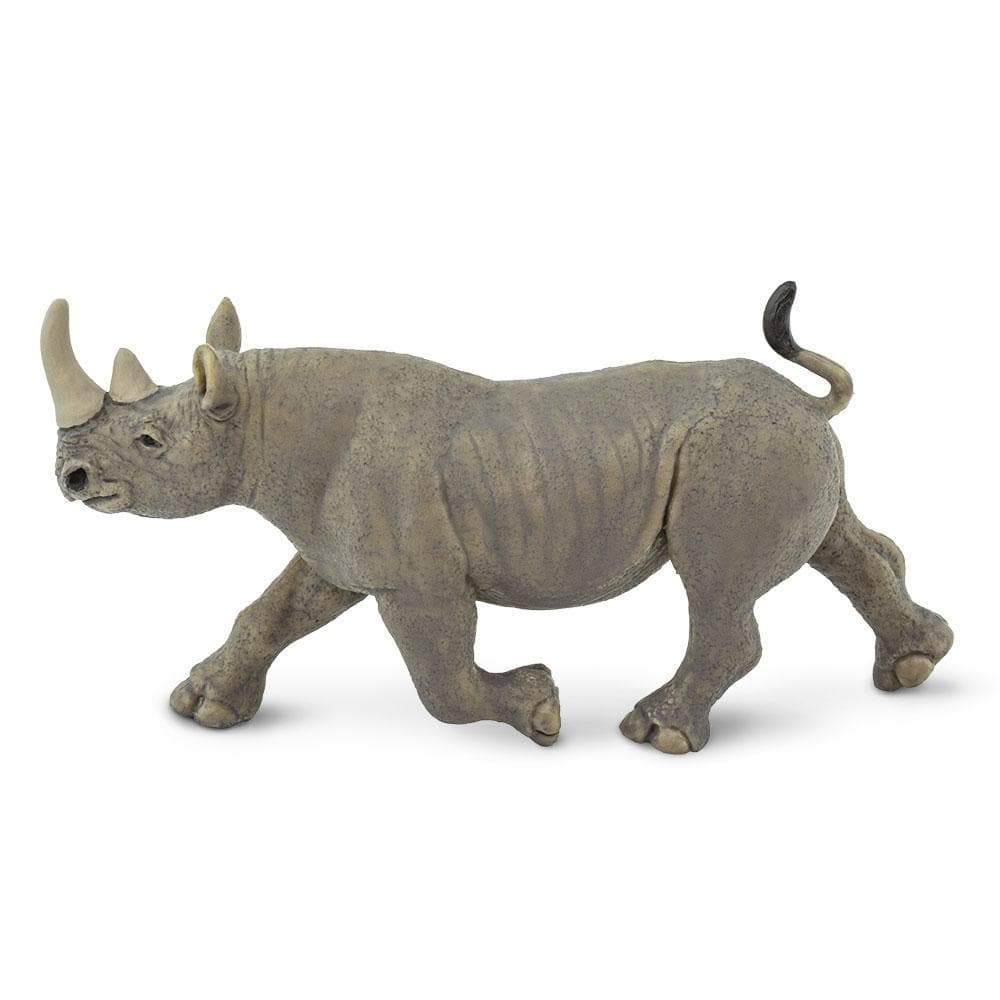 Alt View 2. Safari Ltd. - Black Rhino Toy Figurine.